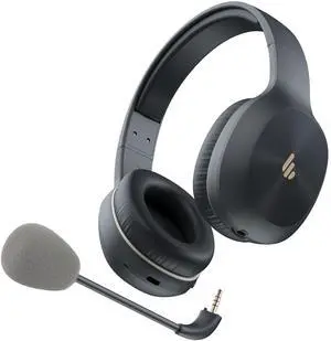 Edifier K750W Wireless Headset with Noise Cancelling Mic & Mic Mute, Sidetone Feedback, 55H Playtime, Stereo Sound, Lightweight for Learning & Work, Bluetooth 5.4 for PC/Call Center/Laptop - Grey