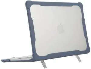 mCover Hybrid Case Compatible ONLY with 2022 or Later 13.6 MacBook Air Laptop Computer(Model A2681, M2 Chip,Liquid Retina Display,MagSafe3 connectors)- Blue