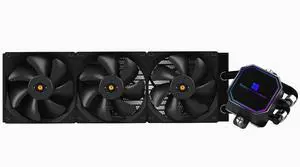 Thermalrlght Frozen Prism 360 Black AIO Water Cooler,Liquid CPU Cooler, 3×120mm PWM Fans Water Cooling System,1850RPM High Speed,Compatible with AMD/AM4/AM5