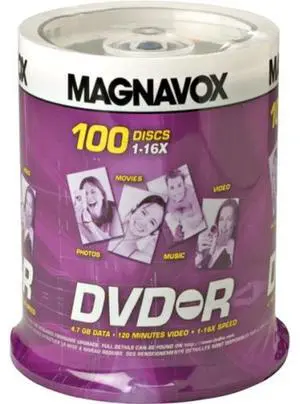 16X Write-Once DVD-R Spindle