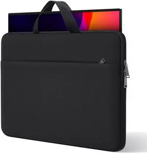 24 Inch Portable Monitor Case Carrying Sleeve Compatible with 23.8-24 Inch Portable Large Monitor with Handle Pocket, Protective Travel Shockproof-Padded Accessory Bag