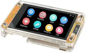DIYmalls 2.8" inch ESP32 Display JC2432W328C Capacitive Touch Screen 240x320 TFT LCD Module ESP-32 Development Board ST7789 + Acrylic Case Transparent, not ESP32-2432S028R