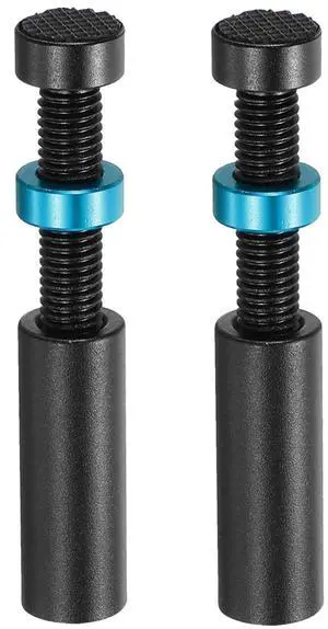 MECCANIXITY 2Pack Graphics Card GPU Support Bracket, GPU Stand Holder Magnetic Base 49-80mm Adjustable Height Brace for Desktop Video Card, Aluminum Alloy Black, Blue