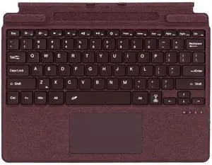 Zoof Keyboard for Microsoft Surface Pro Copilot+ (11th Edition) / Pro 11 / Pro 10 / Pro 9 / Pro 8 / Pro X, 13 inch, Detachable Type Cover with Touchpad, 7-Color Backlit & Pen Holder (Wine)