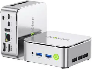 GMKtec Mini PC Ryzen 5 3500U (Beats N150) 16GB 256GB SSD 2.5GbE NIC LAN Office Home Desktop Computers, Triple 4K Display, WiFi, BT, USB-C, DP Nucbox G10