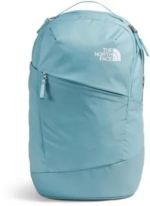 THE NORTH FACE Women's Isabella 3.0 Backpack | Everyday Travel Bag with 16" Laptop Sleeve, Water-Repellent Finish, Women-Specific Fit, Blue Eclipse Light Heather/TNF White, One Size