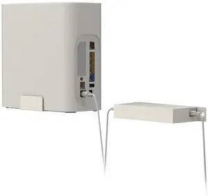 Wall Mount for AT&T Fiber (Arris) BGW320,Heavy Metal Wall Mount for AT&T BGW-320 Internet Modem Gateway +Original Power Bricks Holder,Easy Install with All Hardware Included(White Holder Only)