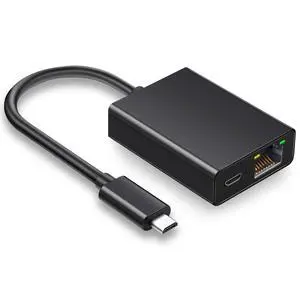 YEZriler Ethernet Adapter for Fire TV Stick, Micro USB to RJ45 Ethernet Adapter Compatible with Fire TV Stick/4K/4K Max, Cube, Chromecast Ultra Audio - Black