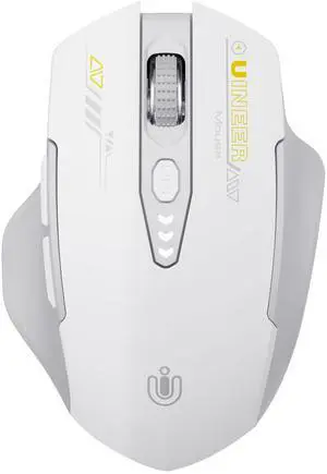 Wireless Bluetooth Mouse,[Upgraded] Rechargeable Computer Mice (BT 5.0/4.0+2.4G Hz) with Visible Battery Level, 4 Adiustable DPl, Portable PC Mouse for MacBook Chromebook