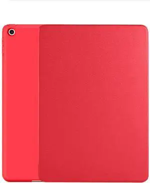DuraSafe Cases for iPad 9.7 Inch 4 Gen 3 Gen 2012 2 Gen 2011 [iPad 4th 3rd 2nd Old Model ] A1458 A1416 A1395 A1458 A1416 A1395 MD522LL/A MD525LL/A Soft Silicone Shock Proof Magnetic Flip Case - Red