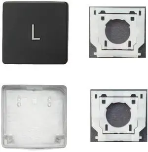 Replacement Letter L Keycap Keys and Hinges Compatible for Surface Laptop 3/4/5/6/7 13.5/15inch 1867 1868 1872 1873 1950 1951 1952 1953 2033 2036 Keyboard L Key Cap (Black)