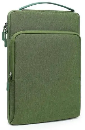 HYZUO 15-16 Inch Laptop Bag Sleeve for MacBook Pro 16 M4 M3 M2 M1 2025-2019, 15" Surface Book, Notebook Case for 15" 15.6" Dell HP Lenovo ThinkBook Asus Acer Samsung Huawei, Grass Green