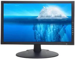 101AV 18.5 LED Security Monitor Accept downscaled Ultra HD 4K Image on HDMI & Standard Composite on BNC Input/Output, Build in Speaker, VESA Mount for CCTV Camera DVR Home Office 24/7 Surveillance