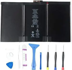 Pinsinholy A1376 Battery Compatible with iPad 2 2nd Generation (Not for Air 2) A1395 A1396 A1397 3.8V 25Wh Replacement Batteries with Tool Kit