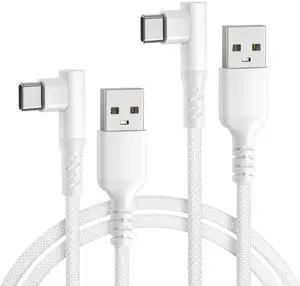 Basesailor for Kindle Fire HD 10 9th USB C Cable 10FT 2Pack,Right Angle Fast Charging PD Charger Cord for iPhone 17 16 15,Kindle Fire HD 11th 2021 11th 2023,10th 12th 2022,Paperwhite 12th 2022 2024