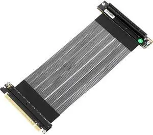 OwlTree PCIE 5.0 Riser for 50 Graphics Cards, PCIe 5.0 x16 Gen5 Max 512Gbps, Compatible with RTX50 RX9000 Series RTX 5050 5060 5070 5080 5090 RX9060 RX9070 Graphics Cards (90 Degree Adapter 7.87inch)