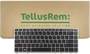 Replacement New US Backlit Keyboard with Pointer for HP 840 G1, 845 G1, 850 G1, 840 G2, 845 G2, 850 G2
