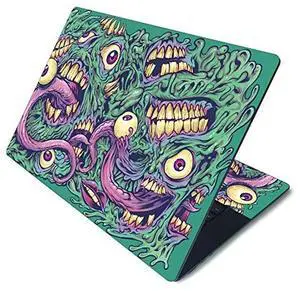 MightySkins Skin for Microsoft Surface Laptop 3 15" - Eyes And Teeth | Protective, Durable, and Unique Vinyl Decal wrap cover | Easy To Apply, Remove, and Change Styles | Made in the USA (MISURLA315-E