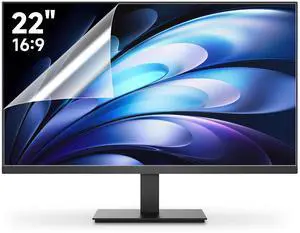 2 Pack 22 Inch 1920x1080P Anti Glare Computer Screen Cover, Eye Protection Anti Scratch Matte Anti Glare Film for All 22'' with 16:9 Aspect Ratio Computer Monitor