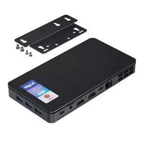 MeLE Mini PC 16GB DDR4 512GB N5095 Micro PC Overclock3C 2X HDMI 4K USB-C Triple Display 2.4G/5G WiFi BT5.2 GbE Support Linux Small Desktop Computer on IoT MES WMS Astrophotography Home Theater