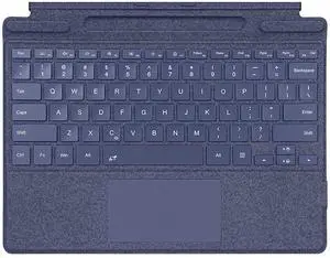 NUWONAYA Keyboard for Surface Pro 11/10/9/8/X (13inch), Portable Slim Type Cover for Surface Pro, Wireless Bluetooth Keyboard with Touchpad, Backlits,Built in Pencil Holder,Blue
