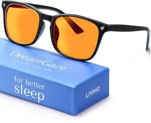 DreamGaze Blue Blocking Glasses for Better Sleep, Anti Blue Light Glasses Men, Gaming Glasses For Men, Anti Eyestrain