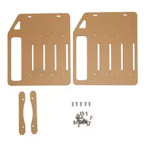 3.5in Hard Drive Bracket, Desktop Transparent Acrylic Hard Drive Bracket, DIY 3.5in Hard Disk Shelf HDD Cage (4 Layers)