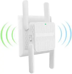 NetBoost, Net Boost pro WiFi Extender 2024, Netboost WiFi Extender Signal Booster, WiFi Range Extender 1200Mbps, 9998 Sq.ft Long Range Internet Extender Dual Band 2.4&5GHz for Home 360° Full Coverage