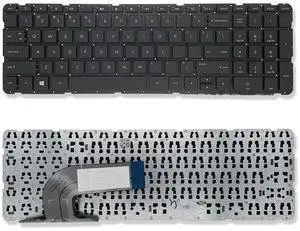 Yesvoo US Keyboard for HP 15-D052NR 15-D053NR 15-D054NR 15-D056NR 15-D057NR 15-D058NR 15-D059NR 15-D060NR 15-D072NR 15-D074NR 15-D075NR 15-D079NR 15-D081NR 15-D082NR 15-D083NR 15-D095NR 15-D097NR