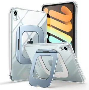 SUPCASE for iPad Mini 7 A17 Pro 2024 Case with Stand (Unicorn Beetle Prism), [Anti-Scratch] [Support Apple Pencil Charging] Slim Protective Clear Cover for iPad Mini 7th/6th Generation 8.3 Inch, Blue
