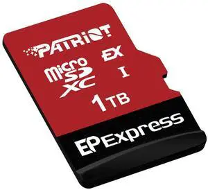 Patriot EP Series 1TB Micro SDXC Express V30 UHS-I U3 4K UHD Memory Card - PEF1TEPEXMCX - Compatible with Nintendo Switch 2 - Read Speed up to 800MB/s, Write Speed up to 600MB/s