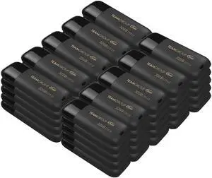 TEAMGROUP C175 32GB 50 Pack USB 3.2 Gen 1 (USB 3.1/3.0) Flash Thumb Drive, External Data Storage Memory Stick Compatible with Computer/Laptop Matte Black TC175332GB25