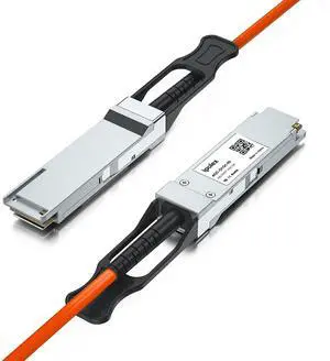 ipolex QSFP+ 40G AOC Cable Compatible with QSFP-40G-AOC2M, 40GBase Active Optical Cable, 40Gbps QSFP+ to QSFP+ Connetor, 2-Meter