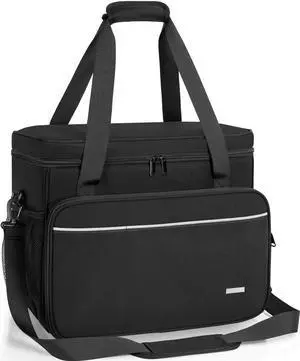 GMAK Teacher Briefcase, Scrapbook Tote with 15.6 Inch Laptop Compartment, Teacher Tote Scrapbook Bags Craft Organizer with Multiple Pockets for Scrapbook, Medical, Office Supplies, Art Tools