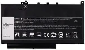 Vvsialeek PDNM2 37Wh Laptop Battery Compatible with Dell Latitude 12 E7270 P26S001 E7470 P61G001 Series Ultrabook Notebook 579TY F1KTM 0F1KTM V6VMN 0V6VMN