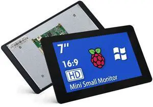 HAMTYSAN 7 Inch Raspberry Pi Screen Touchscreen Monitor 800x480 IPS DSI Display for Raspberry Pi 5/4/3, MIPI Driver-Free Interface