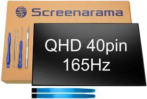 SCREENARAMA New Screen Replacement for Acer Predator Helios Neo PHN16-71 N22Q22 (QHD 165Hz 40pin 2560x1600) IPS LCD LED Display with Tools and Tape