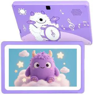 Kids Tablet 7'' 32GB, Tablet for Kids 3-7 with WiFi YouTube Tons of Offline Content Parents Control, Toddler Android Tablets with Thicken Case Stand Children Software Installed for Boys Girls 3-12