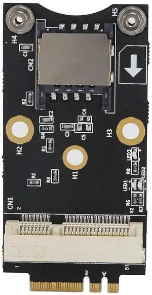 Mini Pci E Module Adapter Expansion Card M.2 to Mini Pcie Adapter A E Key 3g 4g WiFi Module with Sim Card Slot Expansion Board Assembly