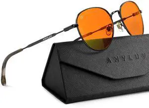ANYLUV Blue Light Blocking Glasses Men Women, Rectangle Lightwight Blue Light Glasses Computer Screen for Eye Protection