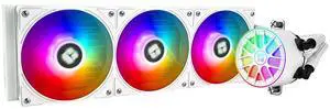 Thermalright Aqua Elite 360 V6 ARGB White-CPU Liquid Cooler, Efficient PWM Controlled Pump, for AM4/AM5,Intel LGA1150/1151/1200/2011/1851/1700,Integrated Water-Cooled Radiator-White