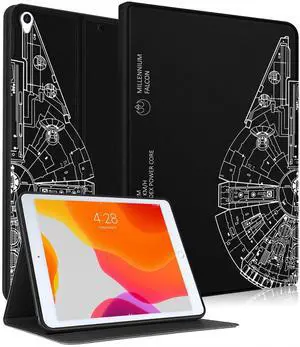 Uppuppy for iPad Air 3rd Generation Case, for Apple iPad Pro 10.5 Inch Case Cute Kids Boys Women Teen Girls Cool Men Folio Unique Black Unique Design Cover for iPad Air 3 Gen 2019, Pro 10.5 Cases