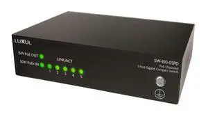 Luxul 5 Port GB Desktop Switch W/PD Power