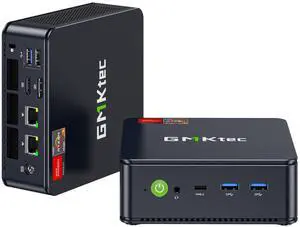 GMKtec Gaming Mini PC Ryzen 7640HS (Upgraded 6800U) 16GB DDR5 512GB SSD Dual NIC LAN 2.5GbE Desktop Computers Office Home, USB4/ Triple 4K Display/WiFi 6 BT5.2/ M6 Ultra