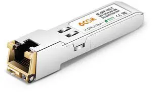 6COM 10G SFP+ RJ45 Copper Transceiver, 10GBase-T Module Cat6a/7, for Juniper QFX-SFP-10GE-T EX-SFP-10GE-T SRX-SFP-10GE-T, Other Open Switches, up to 30m