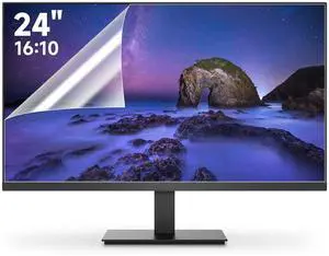 2 Pack 24 Inch 16:10 Display Anti Glare Computer Screen Cover, Eye Protection Matte Anti Scratch Anti Glare Film for 24'' Computer Widescreen Monitor