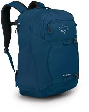 Osprey Proxima Laptop Backpack  Organized Everyday Pack with Dedicated Tech Storage, Water Bottle Pockets, and Comfortable Carry  Perfect for School, Commuting, and Travel, Night Shift Blue