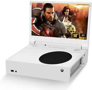 G-STORY 14 Portable Monitor for Xbox Series S 4K Portable Gaming Monitor IPS Screen for Xbox Series Snot Included with Two HDMI, HDR, Freesync Game Mode Travel Monitor (14inch&4K)