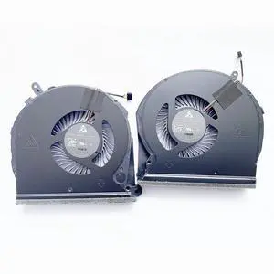 Fleshy Leaf New CPU+GPU Cooling Fan Replacement for HP Gaming Pavilion 17-CD 17-CD0010TX 17-CD0022TX 17-CD0026 TPN-C142 Series ND85C15-18K15 ND85C14-18K14 9116FPR 0X07SBR L56873-001