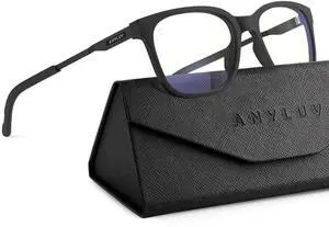 ANYLUV Blue Light Glasses for Men, Computer Gaming Glasses, Stylish Anti Eyestrain Blue Light Blocking Glasses Men